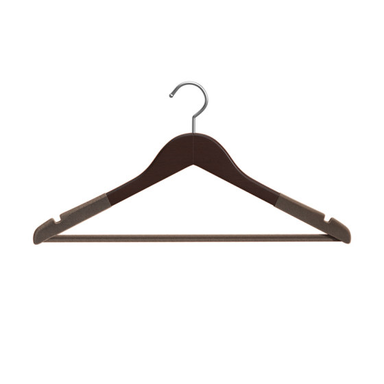 Solid wood clothes hanger, household clothes hanging, non-slip, traceless clothes hanging wardrobe, wooden clothes hanging rack, clothing store clothes support, wooden