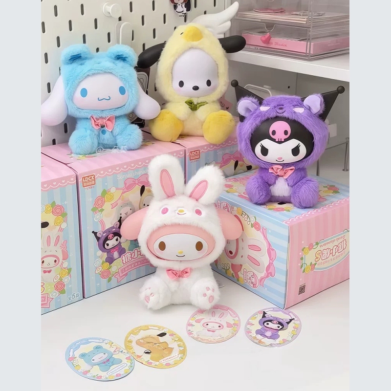 Authentic Sanrio Family and Friends Sugar Gum Plush Series Dolls and Toy Pendants Authentic Sanrio Family and Friends Sugar Gum Plush Series Dolls and Toy Pendants