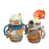 Летний мультяшный детский высококачественный стакан для детского сада, детская портативная ручка со стаканом, защита при падении