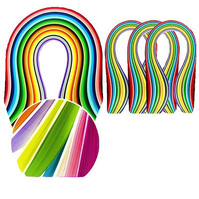 指艺时代衍纸条套装渐变色