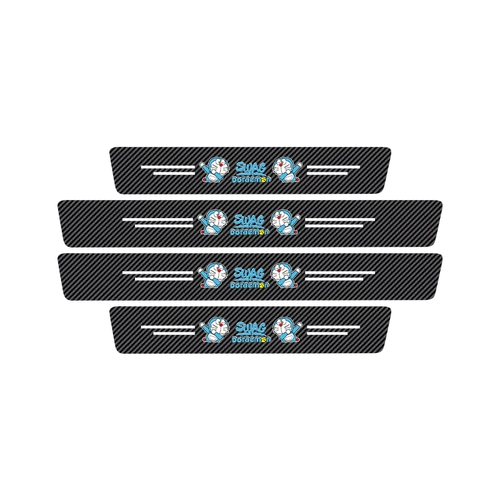 Накладки на пороги автомобиля, противоскользящая педаль, защитная полоса для багажника, полоса для защиты от столкновений, декоративные принадлежности, наклейка против царапин