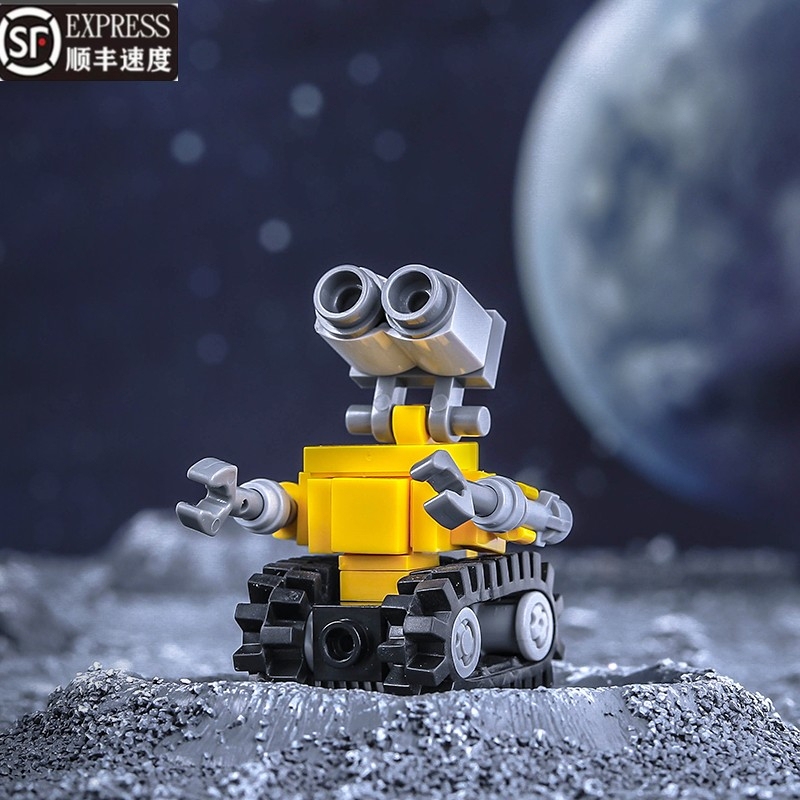 Compatible with Lego Building Blocks, Robot Wall-E Minifigures, Mecha Assembly Toys, Boys and Girls Series