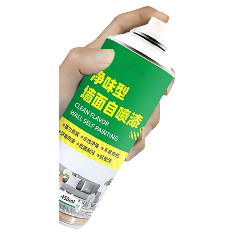 墙面自喷漆白色乳胶漆室内家用墙壁自刷涂料油漆修复好物白墙修补