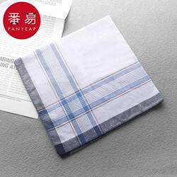 Handkerchief aa1sn0-Men handkerchief sweat-absorbent handkerchief Gingham classic old-fashioned women's handkerchief small handkerchief