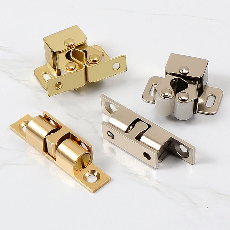 Copper Magnetic Cabinet Door Catch, Wardrobe Door Magnet, Strong Magnetic Spring Latch, Invisible Door Magnet, Door Suction Device