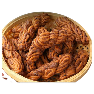 木糖醇天津荞麦椒盐麻花荞麦椒盐酥饼传统老式糕点心粗粮健康食品