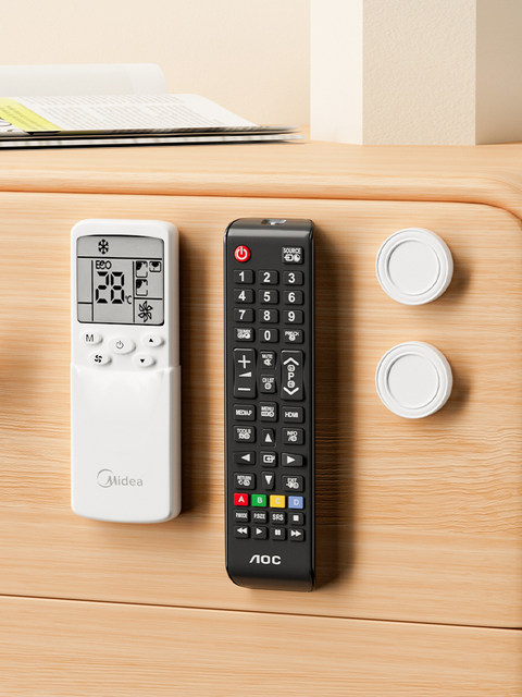 Remote control magnetic suction sticker air conditioner storage wall-mounted suction cup magnetic suction hook without punching insertion wall key magnet