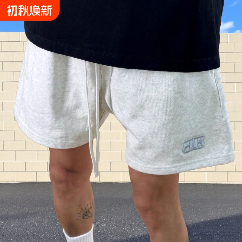Shorts Summer American Casual Embroidered Sports Basketball Shorts for Men and Women Black Gray White Shorts Summer American Casual Embroidered Sports Basketball Shorts for Men and Women Black Gray White