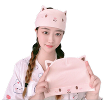 Postpartum confinement cap pure cotton confinement scarf pregnant women confinement autumn and winter warm forehead protection hairband spring and autumn windproof head protection