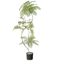 Simulated green plant jacaranda indoor potted plant large bionic plant fake tree light luxury living room decoration floor-standing ornaments