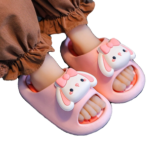 儿童拖鞋夏季新款卡通兔子防滑软底外穿居家女童中小童小孩凉拖鞋