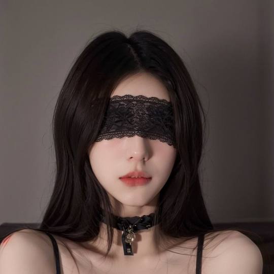 High-looking eye mask, abstinent lace, sexy transparent blackout, mysterious mood party mask, fatigue relief