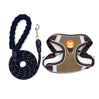 Коричневый+2 метра черной отражающей веревки