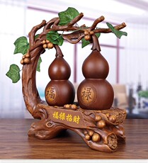 Креативный подарок, Сувенир 招财家居客厅万事如意葫芦摆件镇宅新房乔迁礼物玄关酒柜装饰礼品