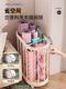 Yoga mat storage basket household sports basketball sports goods storage artifact fitness equipment storage rack dumbbell
