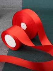 Лента 大红绸带多规格红丝带