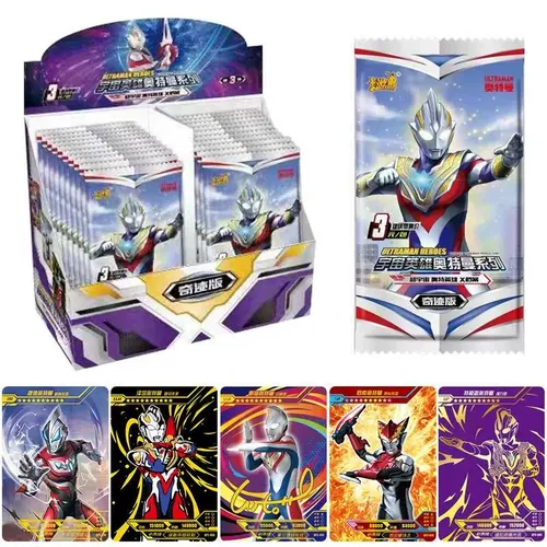 卡游 Ultraman Card Edition Luxury Black Diamond или Purple GP Favorites Box Robb превратилась в 3 -ю подпись