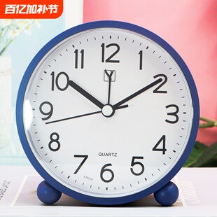Student alarm clock children learn mute clock bedroom small clock table table bedside watch timing housekeeper