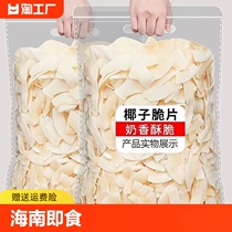 Yujimi Hainan Coconut Crisps Instant Roasted Coconut Meat Thin Crispy Dried Coconut Snacks Coconut Milk Chips Coconut Crisps