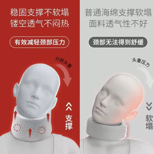 Шарф-платок, защитные ортезы, с защитой шеи, фиксаторы в комплекте