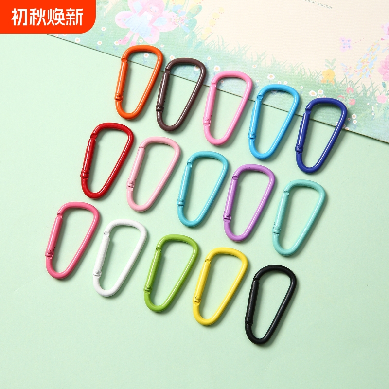 Keychain Colorful Accessories D-Shaped DIY Climbing Carabiner Keychain Pendant Purple Green Blue Red Mint Green Keychain Colorful Accessories D-Shaped DIY Climbing Carabiner Keychain Pendant Purple Green Blue Red Mint Green