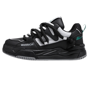 回力男鞋熊猫2024春秋新款黑白增高运动休闲厚底面包板鞋男士耐磨