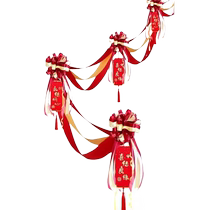 Wedding stair handrail decoration wedding room layout flower balloons guardrails wedding supplies steps newlyweds