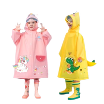 Childrens raincoat for girls boys and girls kindergarten special dinosaur children childrens baby rain boots childrens poncho