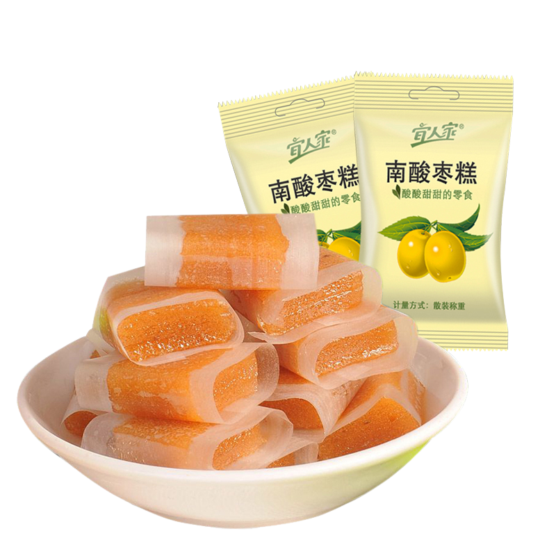 宜人家酸枣糕500g农家手工南酸枣糕枣片孕妇零食江西特产酸角健康