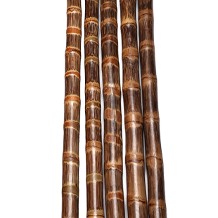 龙血金丝玉竹密节手工打磨实心棍鞭杆子拐杖雕刻把件珠子手把