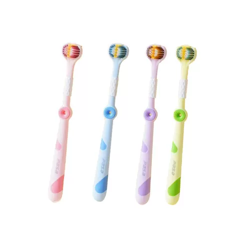 Мягкая трехмерная гигиеническая детская зубная щетка, оральная зубная паста