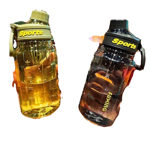 夏季水杯大容量塑料杯男女学生运动户外健身高颜值带茶隔便携水壶