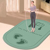 Sports green jump rope