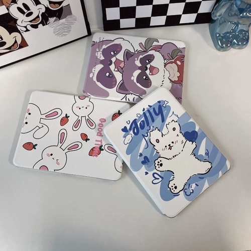 Применимо к защитной обложке iPad Apple Air5/4 Cartoon Case Case iPad9/10 Generation Plaint Drineve 10,2 -INCH MINI6 с ручкой 8 вращения Pro11 All -Inclusize 7 Acryl Little ackcoon Jingle Jingle
