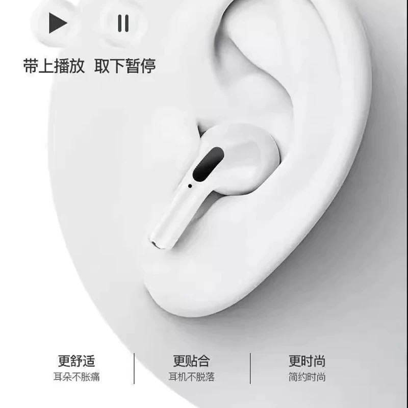 Официальные аутентичные наушники-in-ear 2025 год, шумоподавление, беспроводные Bluetooth, длительная носка, двойное ухо, зарядка батареи