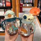 Летний мультяшный детский высококачественный стакан для детского сада, детская портативная ручка со стаканом, защита при падении
