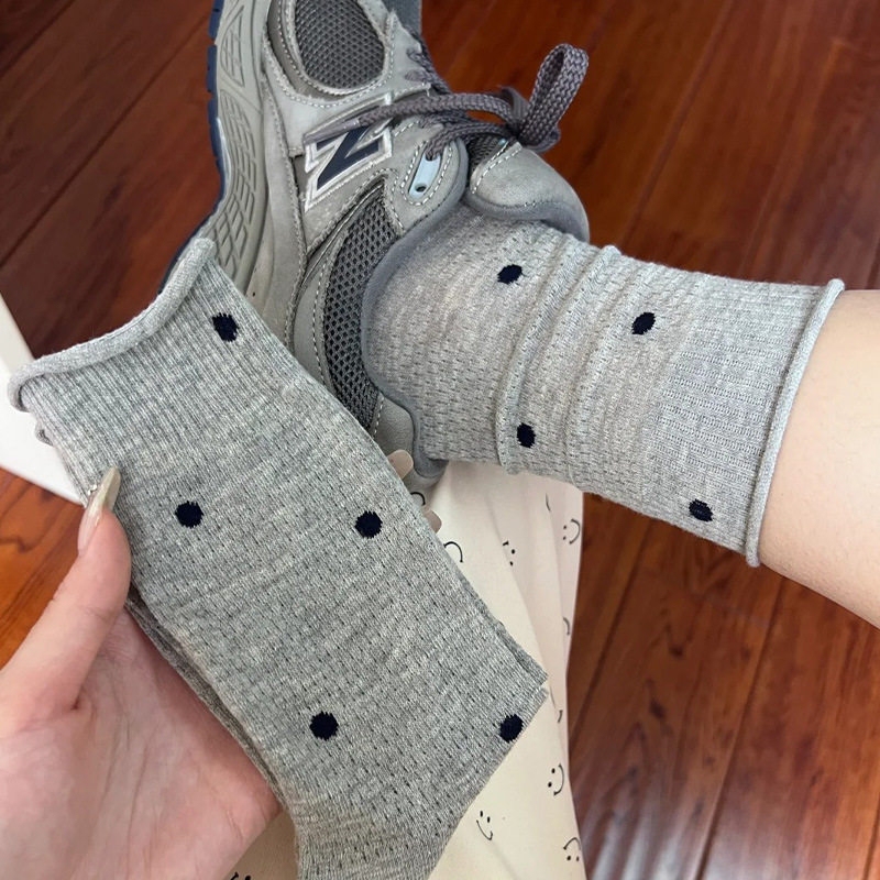 Beautiful Leg Socks &Quotstriped Pattern&Quot Autumn and Winter Retro Striped Ins Trendy Mid-Calf Socks Beautiful Leg Socks &Quotstriped Pattern&Quot Autumn and Winter Retro Striped Ins Trendy Mid-Calf Socks