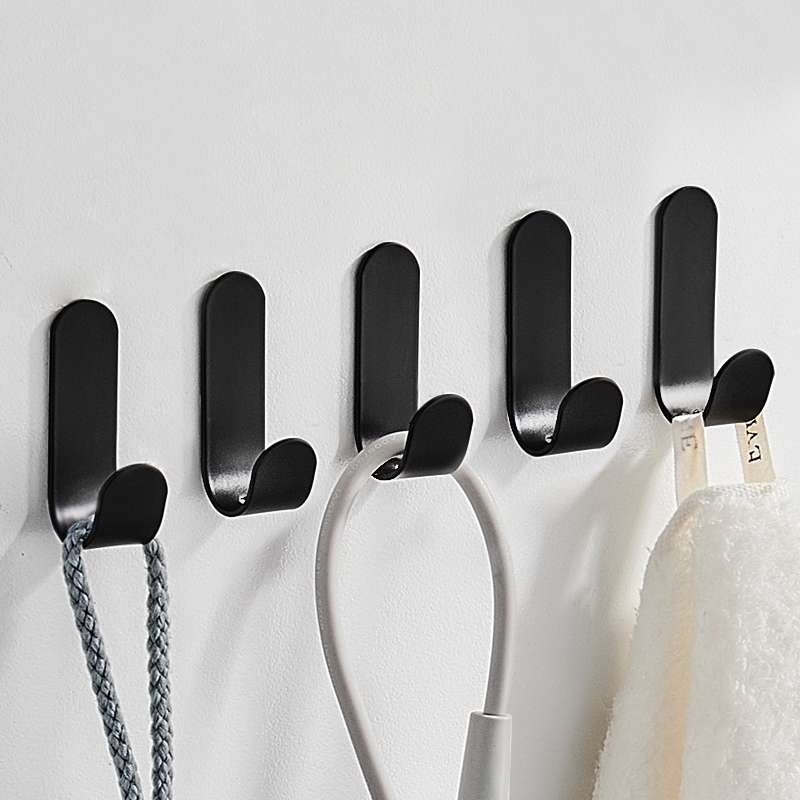 No-Punch Hooks with Strong Adhesive, Heavy-Duty Clothes Hooks for Walls, Dormitory Wall Hooks, Wall-Mounted Kitchen Hooks No-Punch Hooks with Strong Adhesive, Heavy-Duty Clothes Hooks for Walls, Dormitory Wall Hooks, Wall-Mounted Kitchen Hooks