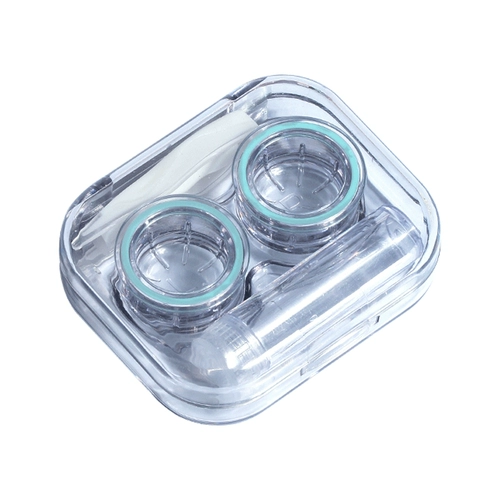 Невидимые двойные милые брендовые очки, портативная маленькая коробка, простой и элегантный дизайн