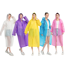 Disposable raincoat outdoor long full-body heavy rain mens childrens adult mountaineering transparent thickened outer poncho