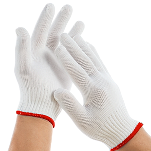 尼龙手套劳保耐磨棉线手套批发工作耐用男女干活劳动加厚工地建筑