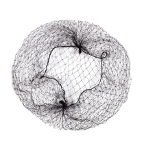 Black hair net with invisible hair net pocket flight attendant flight attendant nurse dancing female hair net high elastic short hair with bangs