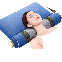 Cervical spine pillow to help sleep protect cervical spine and sleep special adult cylindrical heated cassia seed mugwort buckwheat pillow