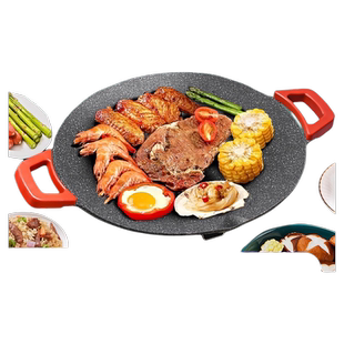 电烤盘家用烤肉盘烤鱼一体锅韩式多功能不粘烧烤架烤炉煎肉烧烤盘