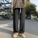 Летние ретро штаны, в американском стиле, свободный прямой крой