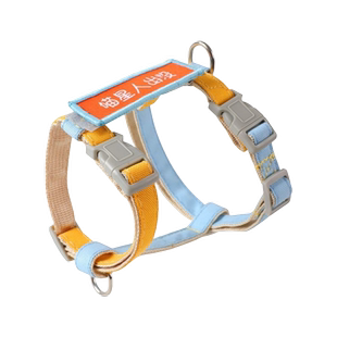 猫咪牵引绳胸背带外出防挣脱四季通用遛猫绳子专用可调节工字出行