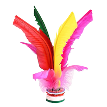 Feather shuttlecock competition special fitness shuttlecock key resistant to kicking feather kindergarten children primary school students feather flower shuttlecock