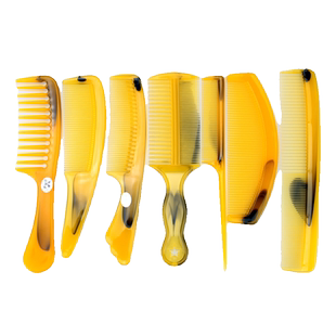 女士专用长发家用梳便携宽齿大齿男女随身梳牛筋梳尖尾梳按摩