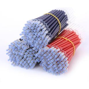 子弹头针管头笔芯速干中性笔芯黑红0.5批发学生考试用全针管学生用办公碳素水笔替芯笔心替换大容量笔头顺滑