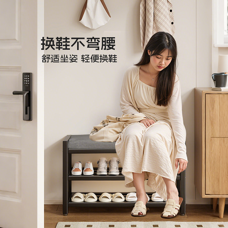 家用门口换鞋凳推荐：颜值与实用并存的玄关神器！-沙发凳-淘宝百科网